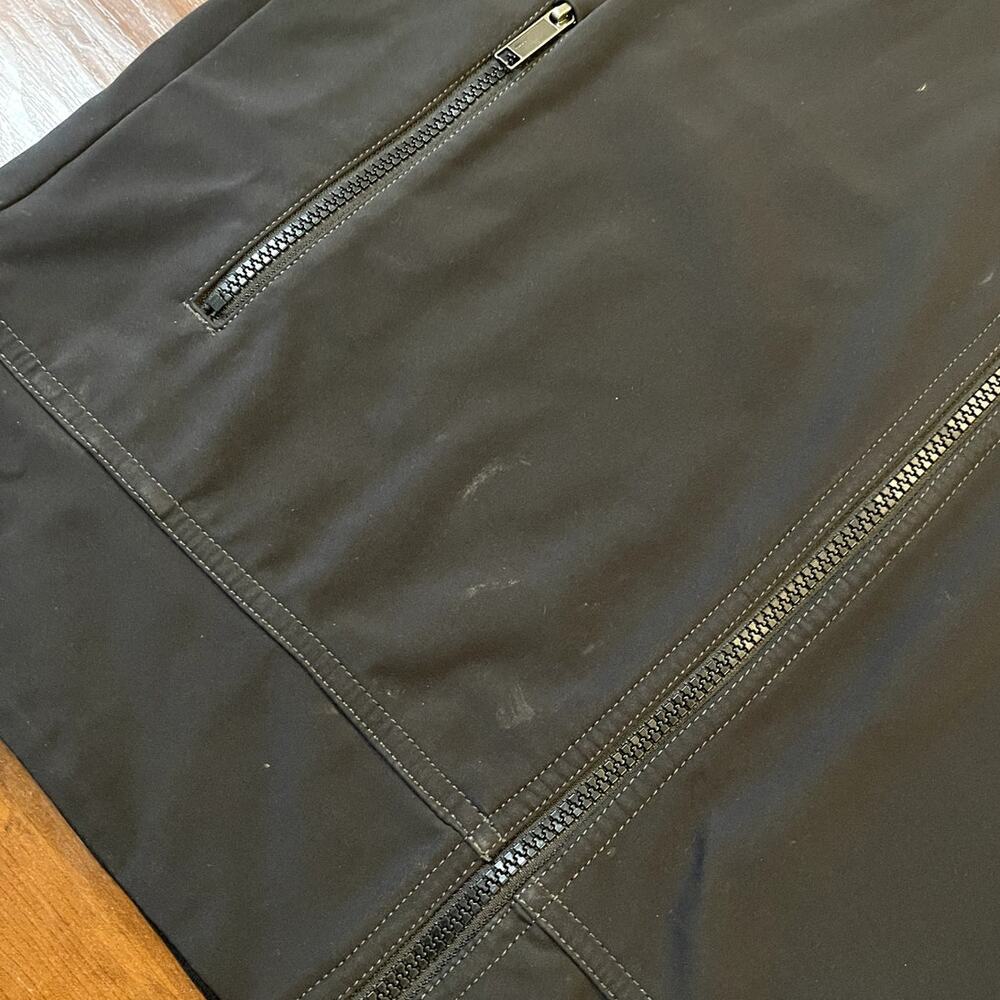 Patagonia Sidesend Jacket Mens Medium Black Softshell Water Repellent Full Zip - Picture 14 of 15